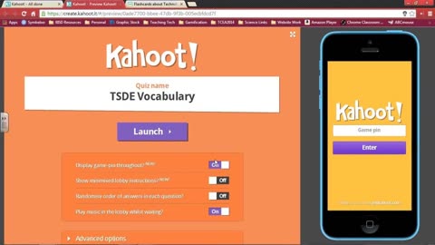 如何用华为手机玩kahoot